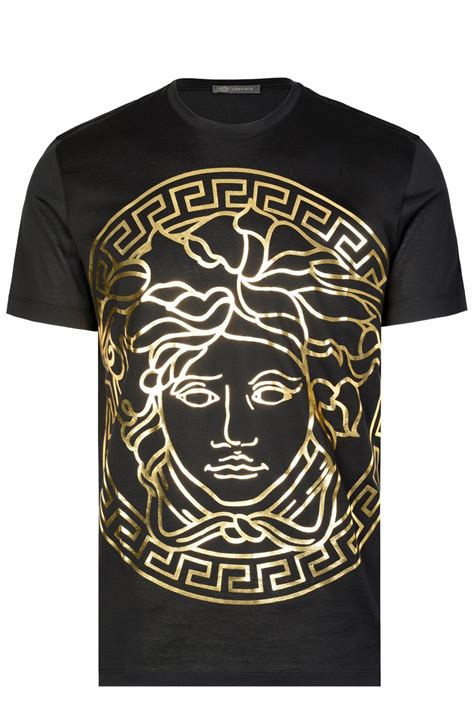 versace medusa t shirt women red|Versace t shirt medusa head.